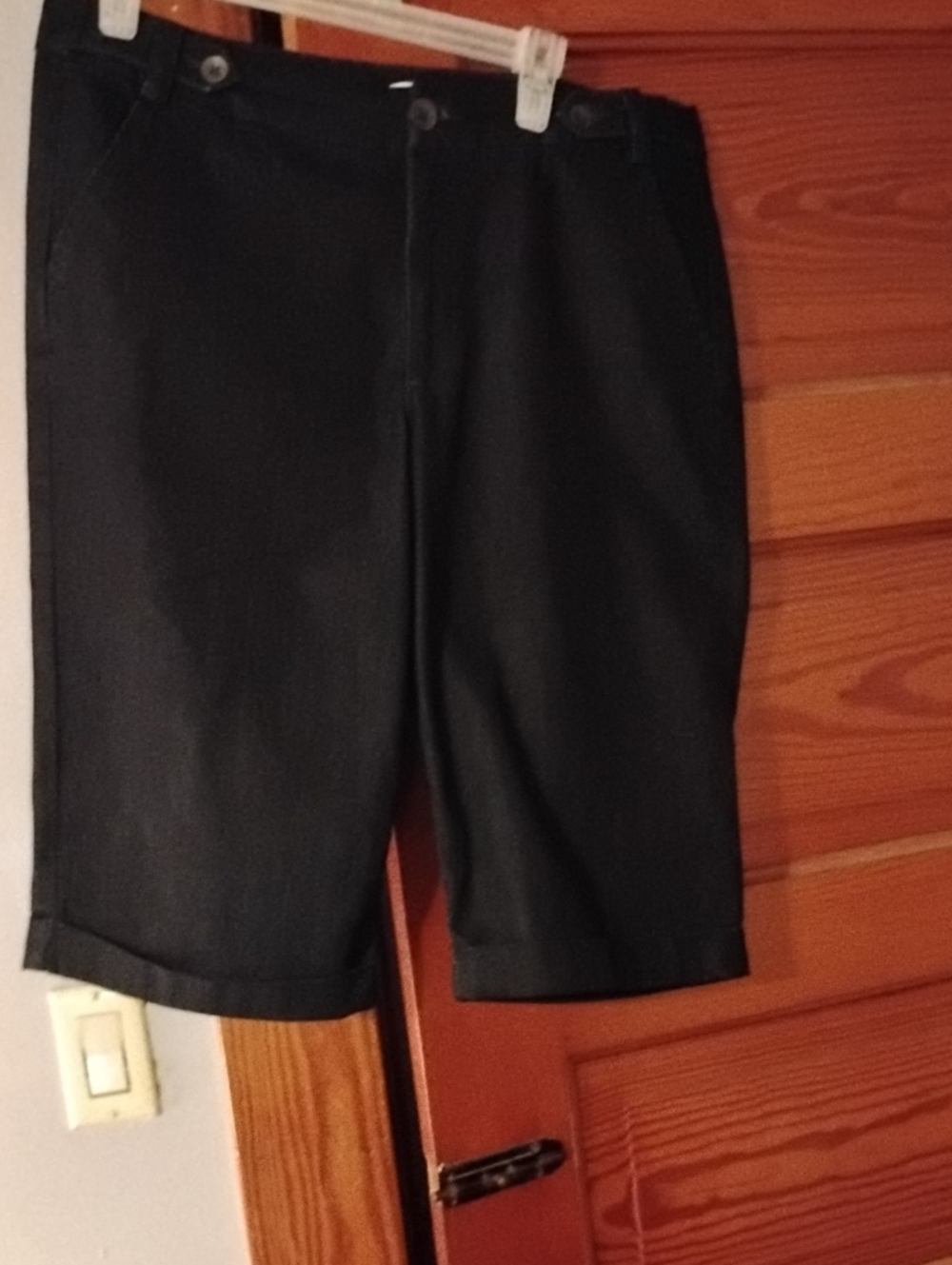 Jaclyn Smith Black Women's Bermuda Shorts